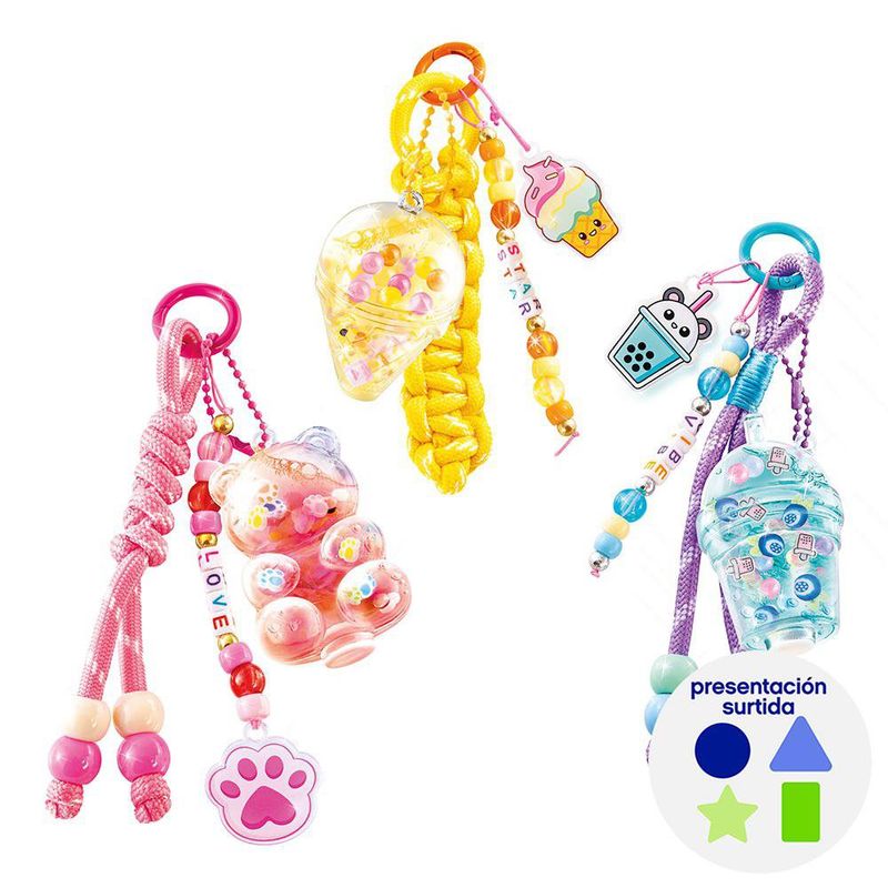 Kit de Creación de Llaveros Style 4 Ever DIY Keychain 3 Pack