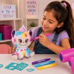 Peluche con Aerógrafo Cutie Monster Personalizable Multicolor