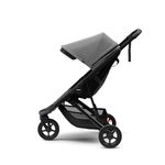 Carruaje Compacto Spring para Paseo 32 x 45 x 76 cm Negro con Gris Melange