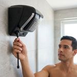 Calentador de Ducha Eléctrico Compacta de 5400 W 127 V Color Negro