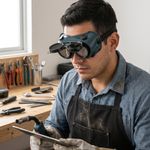 Lente Transparente de Repuesto para Gafas de Soldar GASO