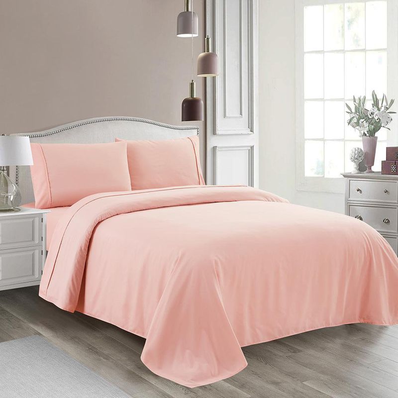 Set de Sábanas Queen de 4 Piezas para Cama 152 x 203 cm - Colores Surtidos