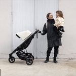 Carruaje Compacto Spring para Paseo 32 x 45 x 76 cm Beige Suave con Negro