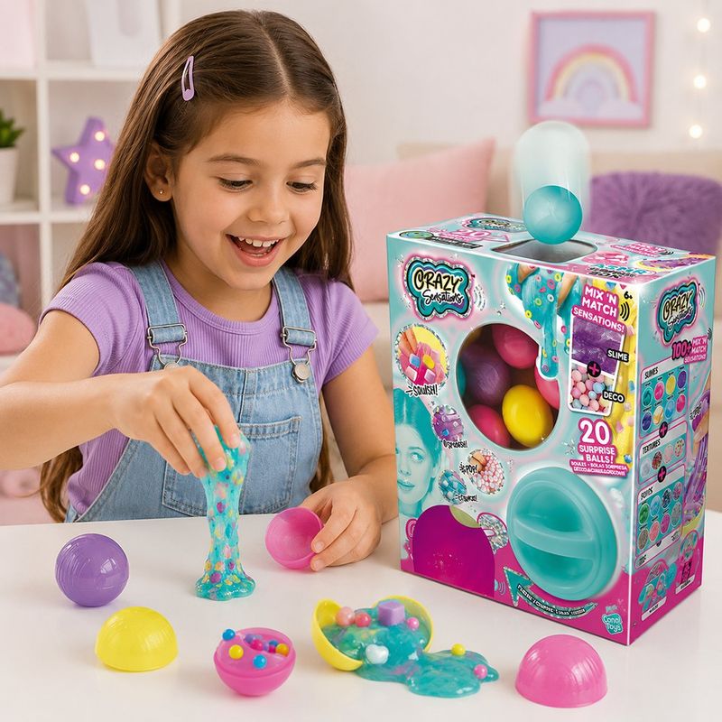 Caja Sorpresa ASMR Crazy Sensations Surprise Box con Slime y Accesorios