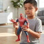 Figura de Acción Spider-Man Energizado Marvel Studios Brand New Day con Luces, Sonidos y Lanzador