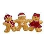Boquitero Navideño con 3 Divisiones de Galletas de Jengibre
