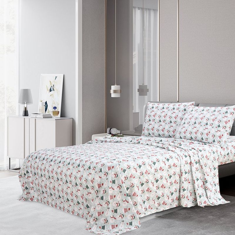 Set de Sábanas Navideñas Imperial Presentación Surtida