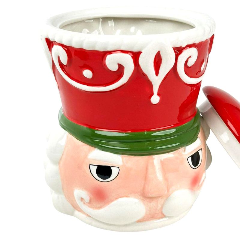 Galletero Decorativo Soldado de Plomo Navideño con Tapa 1500 ml