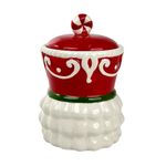 Galletero Decorativo Soldado de Plomo Navideño con Tapa 1500 ml