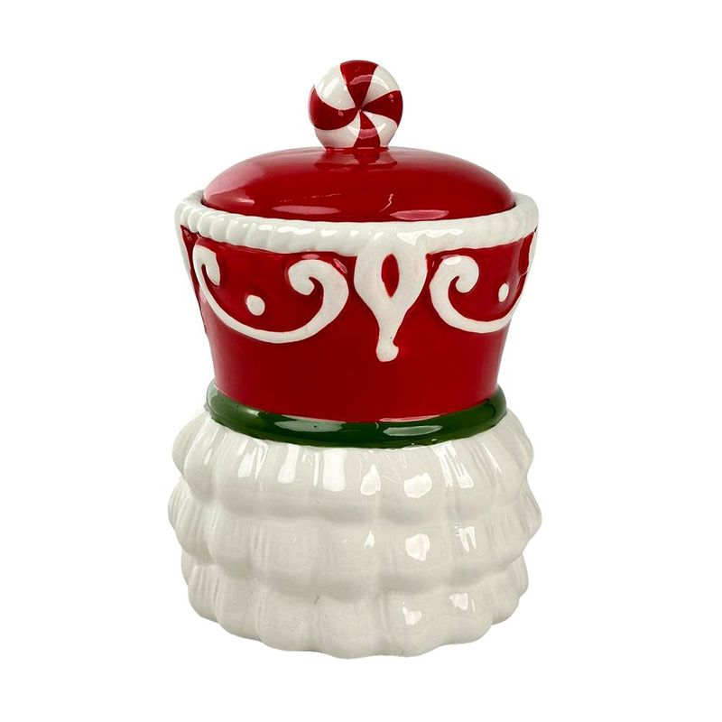 Galletero Decorativo Soldado de Plomo Navideño con Tapa 1500 ml