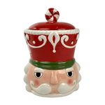 Galletero Decorativo Soldado de Plomo Navideño con Tapa 1500 ml