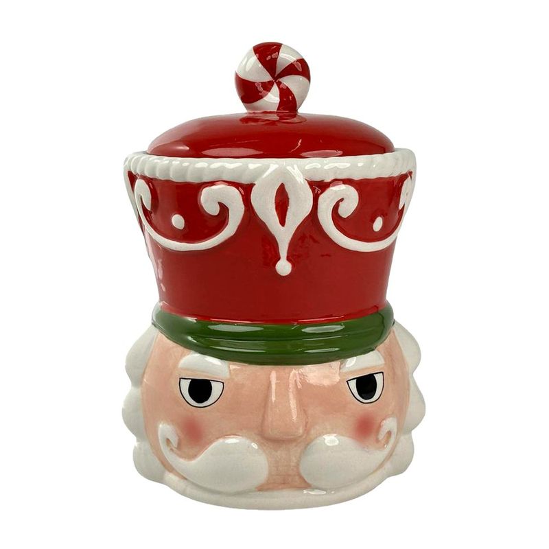 Galletero Decorativo Soldado de Plomo Navideño con Tapa 1500 ml