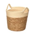 Set de 3 Canastas Redondas 29 cm Color Café Natural