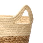 Set de 3 Canastas Redondas 29 cm Color Café Natural