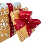 Galletero Decorativo Regalo de Jengibre Navideño con Tapa 1650 ml