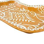 Bandeja Decorativa Bota de Jengibre Navideña Beige