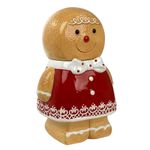 Galletero Navideño Decorativo Niño de Jengibre con Tapa 1400 ml