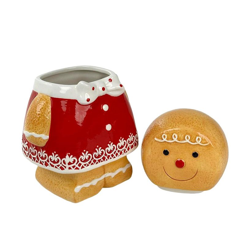 Galletero Navideño Decorativo Niño de Jengibre con Tapa 1400 ml