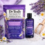 Kit para Dormir de Sal de Tina y Burbujas de Baño Aroma Lavanda y Manzanilla