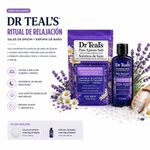 Kit para Dormir de Sal de Tina y Burbujas de Baño Aroma Lavanda y Manzanilla