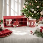 Set de 2 Tazas Navideñas con Diseño de Galleta de Jengibre 13.5 Oz - Presentación Surtida