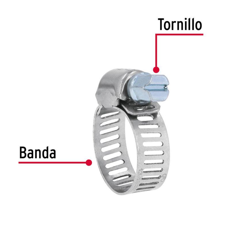 Abrazadera Mini con Tornillo de 13 a 19 mm