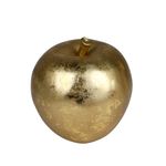Manzana Dorada Decorativa para Centro de Mesa 13.5 cm