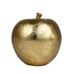 Manzana Dorada Decorativa para Centro de Mesa 13.5 cm
