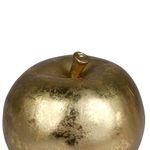 Manzana Dorada Decorativa para Centro de Mesa 13.5 cm
