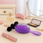 Cepillo para Cabello Infantil Diseño Conejito Color Morado