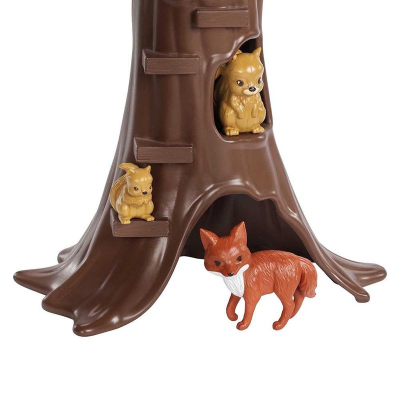 Barbie Rescate de Animalitos con Casa del Árbol y Accesorios