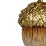 Bellota Decorativa Dorada para Centro de Mesa 13.5 cm