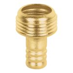 Conector Sencillo de Latón para Manguera 1/2 Plg Macho con Sello Antifugas