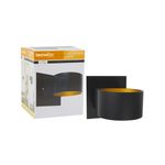 Lámpara de Pared Arbotante LED de 5.5 W en Color Negro