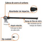 Hacha Media Labor de 4 1/2 Libras con Mango de Fibra de Vidrio 36 Plg