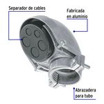 Mufa con Abrazadera para Tubo de 1 1/4 plg