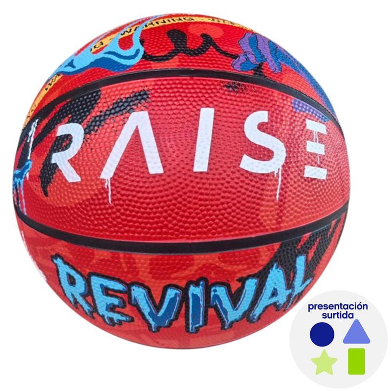 Pelota de Baloncesto No. 7 Antideslizante en Presentación Surtida