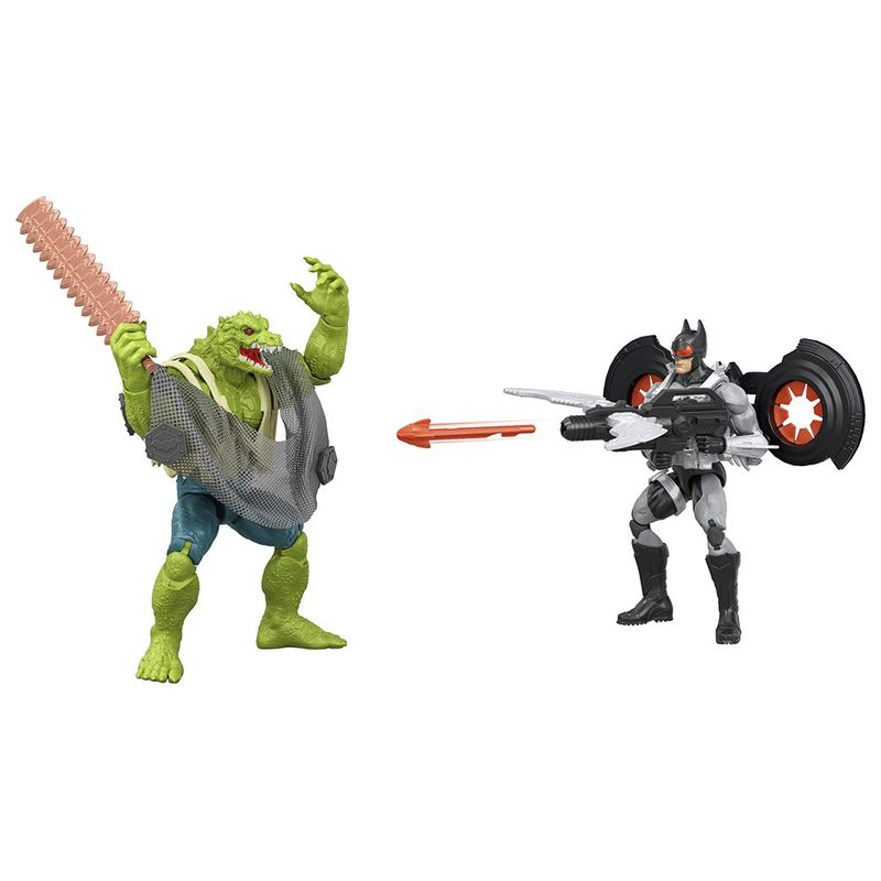 Set de Figuras de Acción Batman vs Killer Croc con Accesorios
