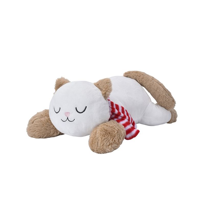 Cojín de Gatito con Throw Navideño Diseño Festivo