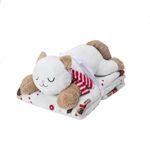 Cojín de Gatito con Throw Navideño Diseño Festivo