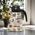 Jarra Térmica Decorada para Bebidas Frías y Calientes de 1.2 Litros - Diseño Surtido