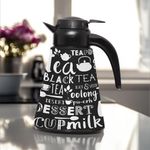 Jarra Térmica Decorada para Bebidas Frías y Calientes de 1.2 Litros - Diseño Surtido