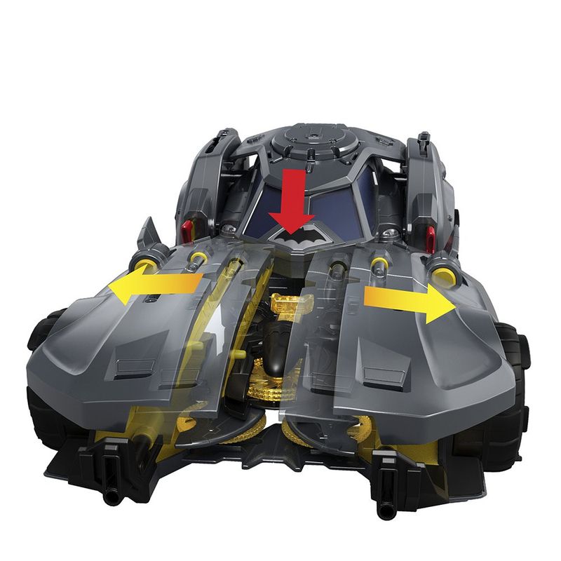 Batimóvil Transformable con Bat-Drone y Lanzador de Discos