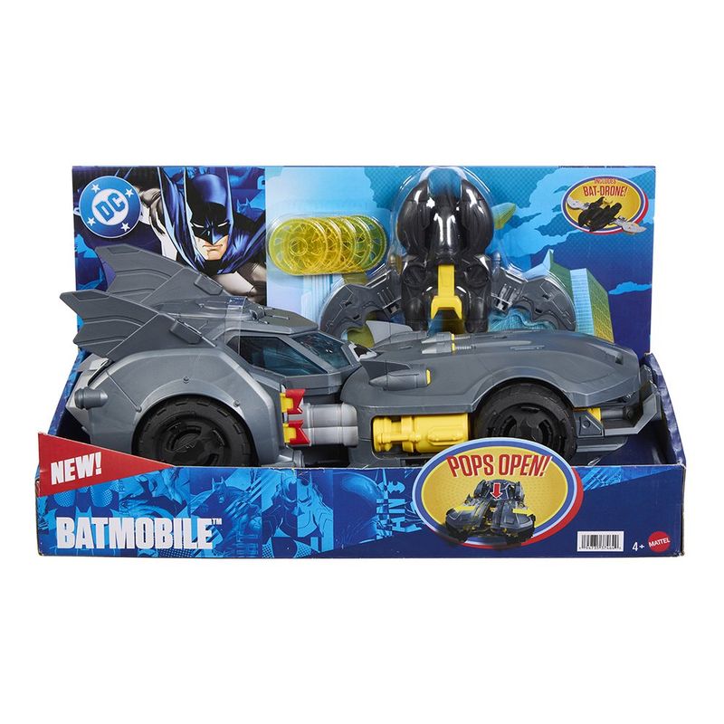 Batimóvil Transformable con Bat-Drone y Lanzador de Discos