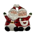 Galletero Navideño Santa Claus y Sra. Claus