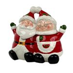 Galletero Navideño Santa Claus y Sra. Claus