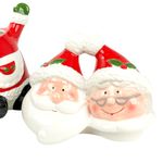 Galletero Navideño Santa Claus y Sra. Claus