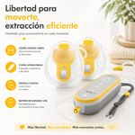 Extractor de Leche Eléctrico Doble Freestyle Manos Libres con Copas Ultraligeras