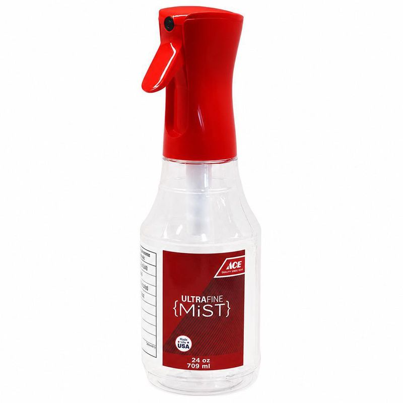 Atomizador Ultra Fino Reutilizable de 709 mL para Limpieza y Jardinería Color Rojo