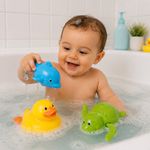 Juguete de Baño Animalito Splashy Flotante con Cuerda - Diseño Surtido
